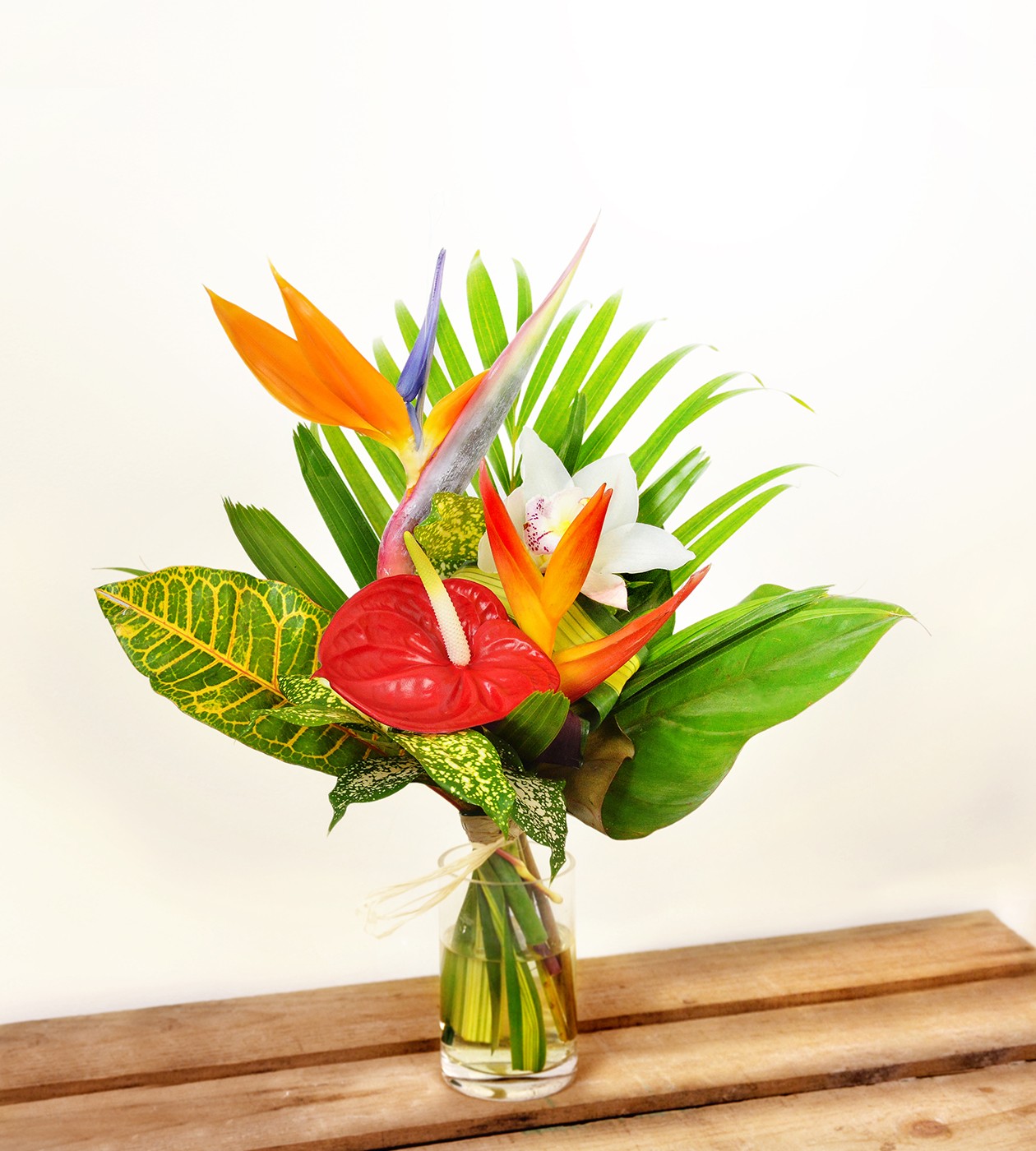 Bouquet de fleurs Rond Perroquet - Fleurs exotiques | Fleurs Lointaines