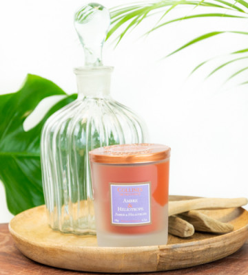 Bougie Ambre et Héliotrope