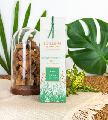 Diffuseur parfum Ebène & Vétiver • Collines de Provence