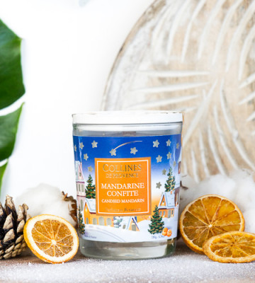 Bougie Mandarine Confite . Collines de Provence