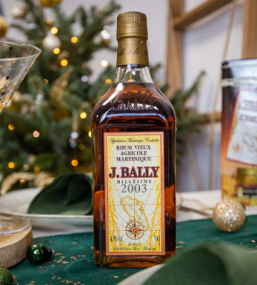 J. Bally · Rhum vieux · Millésime 2003 · 43° · 70cl