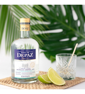 Rhum blanc · Cuvée des alizés · Depaz · 50° · 70 CL
