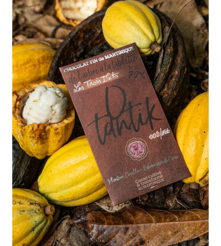 Chocolat noir 72% · Pure origine Martinique · Otantikpure origine Martinique