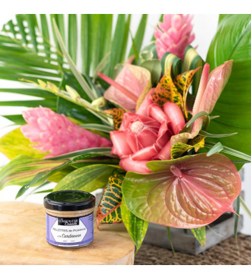 Duo Hibiscus & rillettes de poisson à la caribéenne