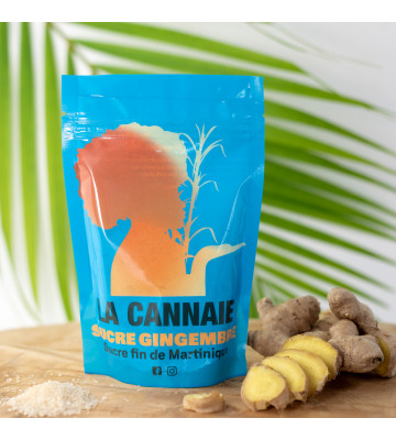 Sucre de canne fin gingembre · La Cannaie · Martinique