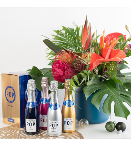 Duo Festif Premium : Balata et Coffret Champagne POP Pommery