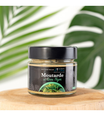 Moutarde au gros thym · les Saveurs de Maya