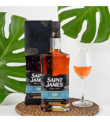 Rhum vieux Saint James 12 ans d'âge · 43° · 70 cl