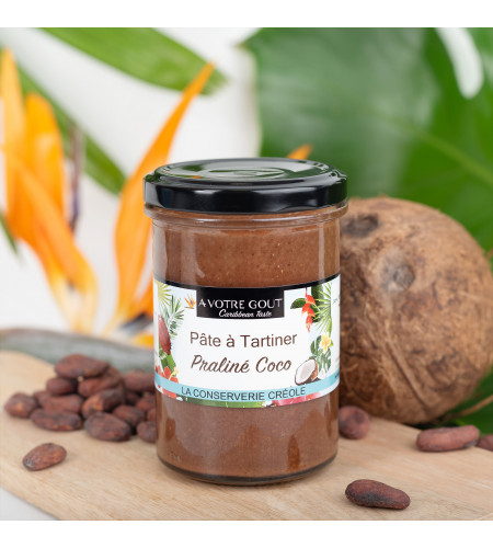 Pâte à tartiner praliné coco · A votre goût · 200g