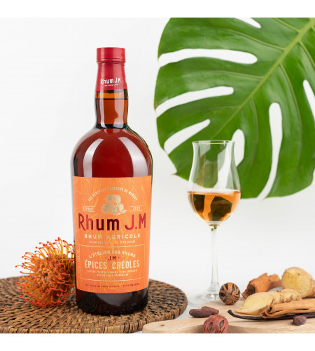 Rhum vieux JM · Epices créole · 3 ans · 43°·70 cl